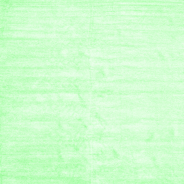 Square Machine Washable Solid Emerald Green Modern Area Rugs, wshcon1956emgrn