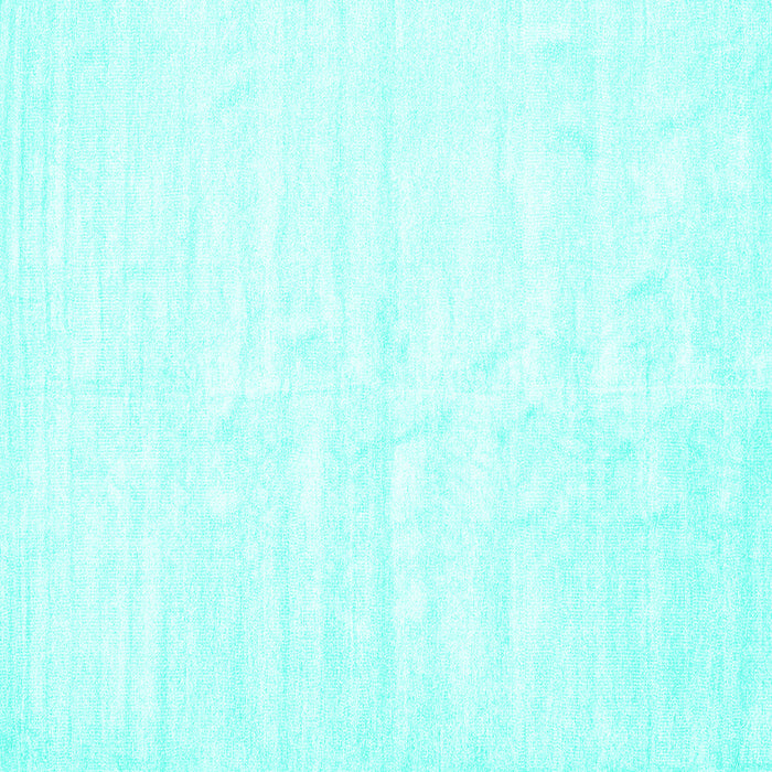 Square Solid Turquoise Modern Rug, con1956turq