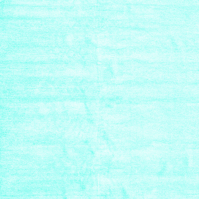 Machine Washable Solid Turquoise Modern Area Rugs, wshcon1956turq