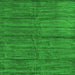 Serging Thickness of Abstract Green Contemporary Rug, con1957grn