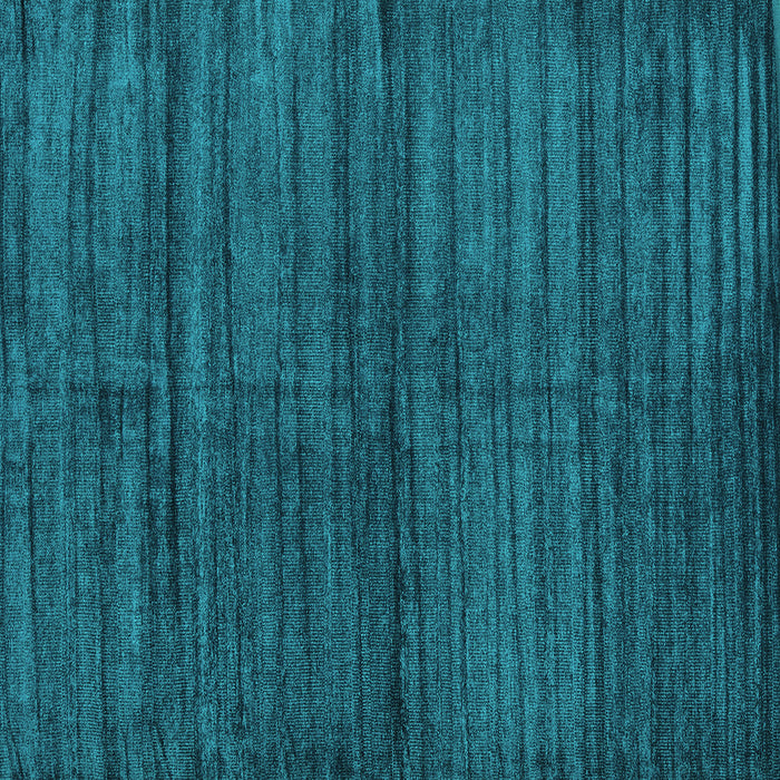 Square Machine Washable Abstract Turquoise Contemporary Area Rugs, wshcon1958turq