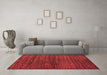 Contemporary Red Washable Rugs