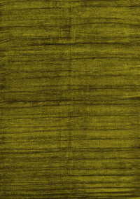 Abstract Yellow Contemporary Rug, con1958yw