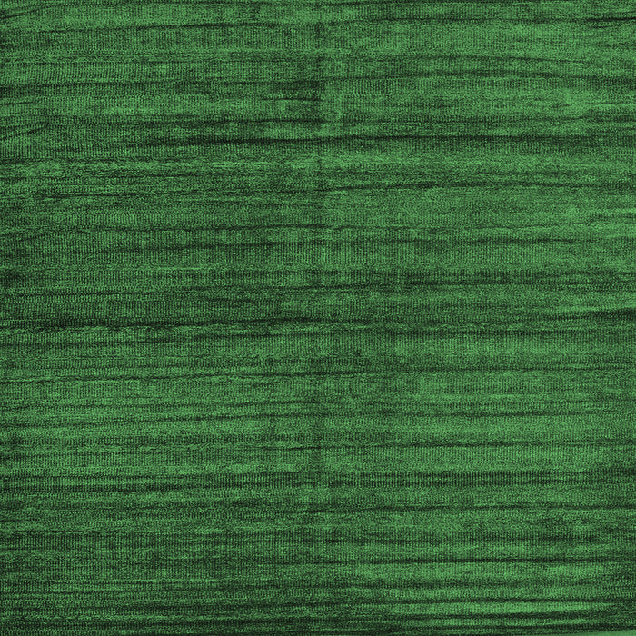Square Machine Washable Abstract Emerald Green Contemporary Area Rugs, wshcon1958emgrn