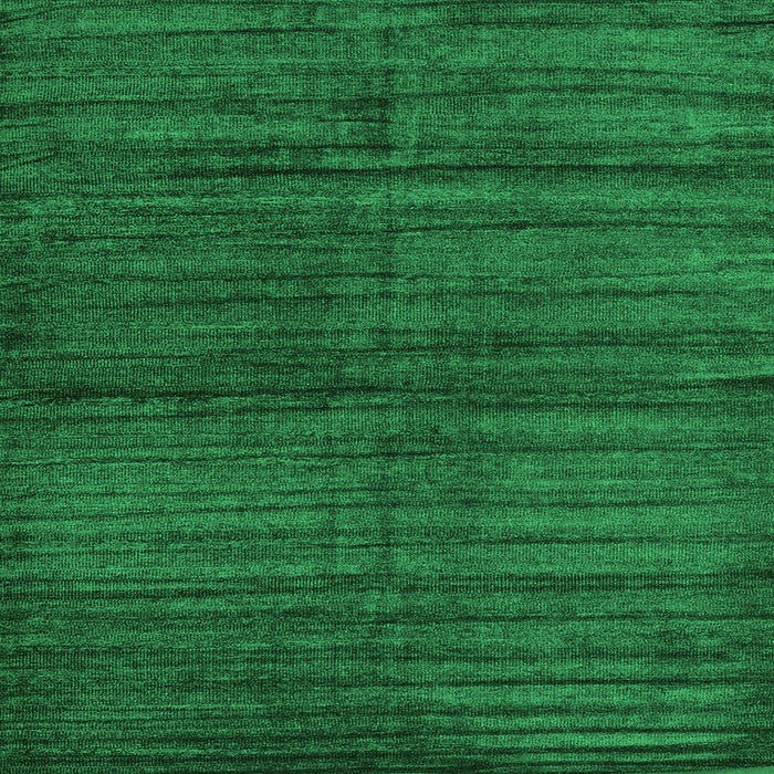 Round Machine Washable Abstract Green Contemporary Area Rugs, wshcon1958grn