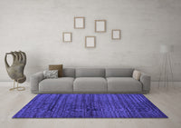 Machine Washable Abstract Purple Contemporary Rug, wshcon1958pur