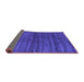 Sideview of Abstract Purple Contemporary Rug, con1958pur