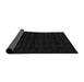 Thickness of Contemporary Charcoal Black Modern Rug, con1959