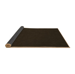 Sideview of Abstract Brown Contemporary Rug, con195brn