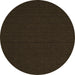 Round Machine Washable Abstract Brown Contemporary Rug, wshcon195brn