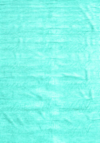 Solid Turquoise Modern Rug, con1960turq