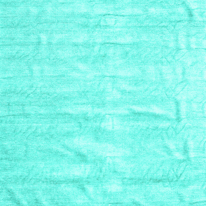 Solid Turquoise Modern Rug, con1960turq