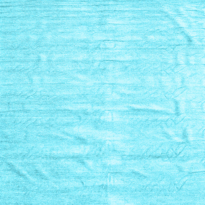 Square Machine Washable Solid Light Blue Modern Rug, wshcon1960lblu