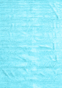 Solid Light Blue Modern Rug, con1960lblu