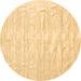 Round Solid Brown Modern Rug, con1960brn