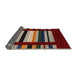 Thickness of Contemporary Red Modern Rug, con1961