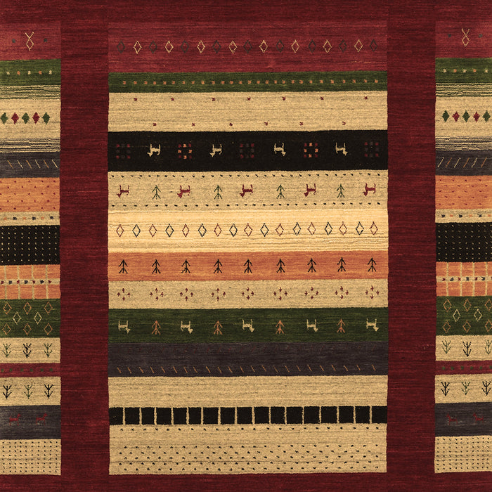 Abstract Brown Contemporary Rug, con1961brn