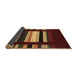 Sideview of Abstract Brown Contemporary Rug, con1961brn