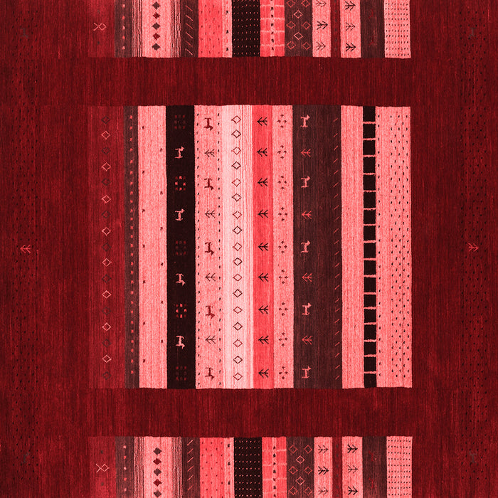 Abstract Red Contemporary Rug, con1961red