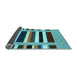 Sideview of Abstract Light Blue Contemporary Rug, con1962lblu