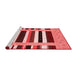 Contemporary Red Washable Rugs