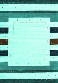 Solid Turquoise Modern Rug, con1963turq