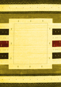 Solid Yellow Modern Rug, con1963yw