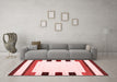 Modern Red Washable Rugs