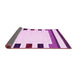 Sideview of Solid Pink Modern Rug, con1963pnk