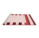 Modern Red Washable Rugs