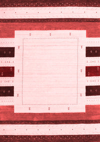 Solid Red Modern Rug, con1963red