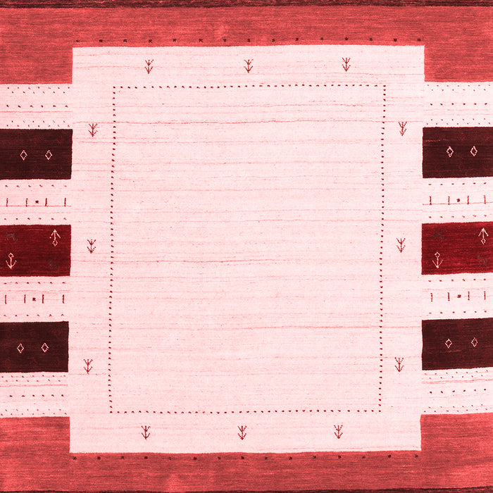 Solid Red Modern Area Rugs