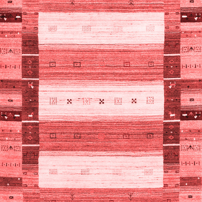 Abstract Red Contemporary Area Rugs