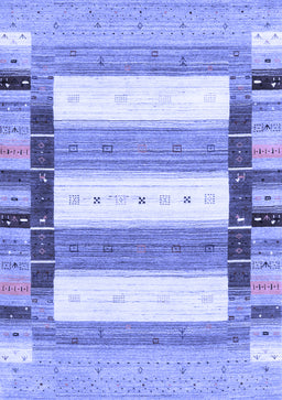 Abstract Blue Contemporary Rug, con1964blu