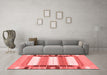 Contemporary Red Washable Rugs