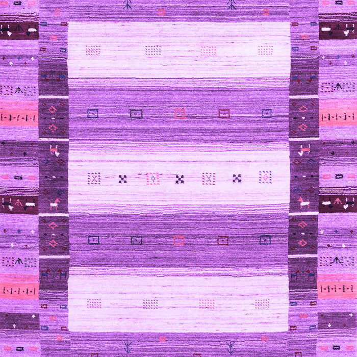 Abstract Purple Contemporary Rug, con1964pur