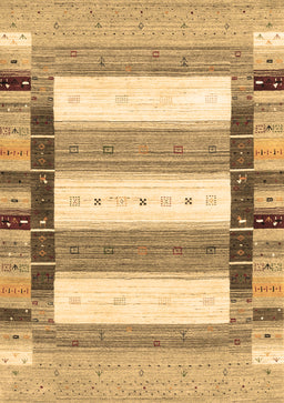 Abstract Brown Contemporary Rug, con1964brn