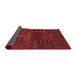 Abstract Red Contemporary Area Rugs