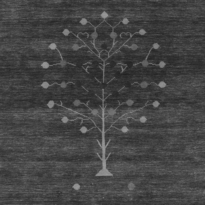 Abstract Gray Contemporary Rug, con1965gry