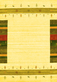 Solid Yellow Modern Rug, con1967yw