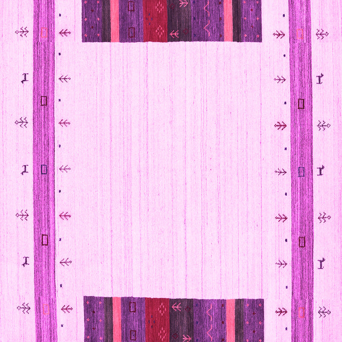 Square Solid Pink Modern Rug, con1967pnk