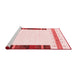 Modern Red Washable Rugs