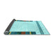 Sideview of Solid Light Blue Modern Rug, con1967lblu