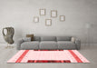 Modern Red Washable Rugs