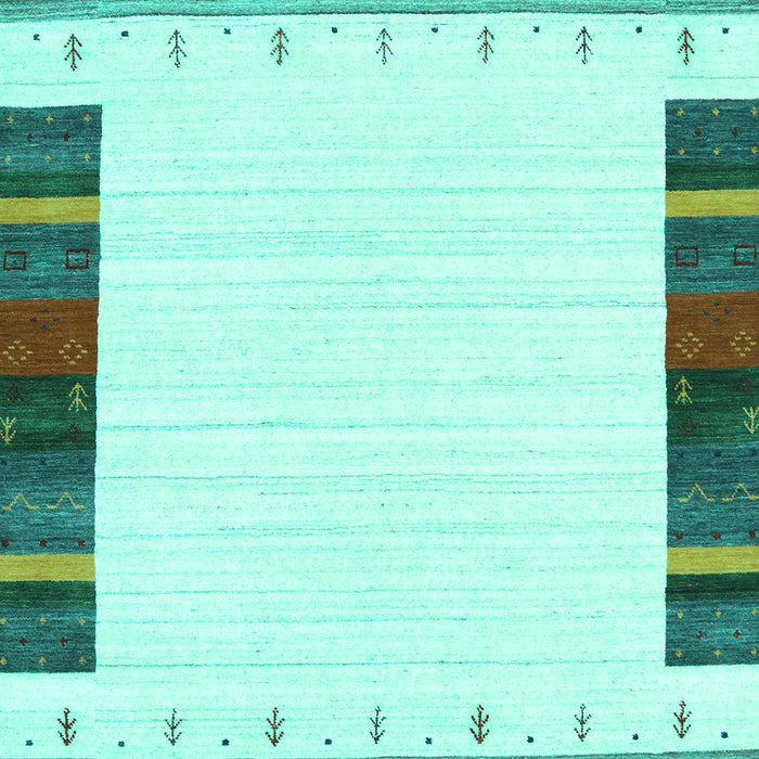 Solid Turquoise Modern Rug, con1967turq