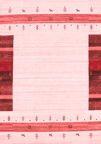 Solid Red Modern Rug, con1967red