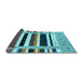 Sideview of Abstract Light Blue Contemporary Rug, con1968lblu