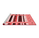 Contemporary Red Washable Rugs