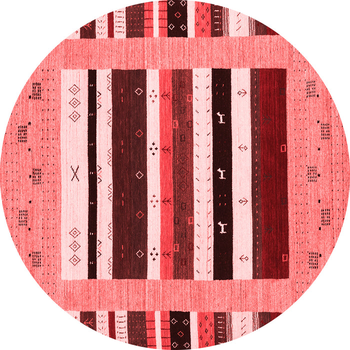 Abstract Red Contemporary Rug, con1968red