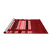 Contemporary Red Washable Rugs